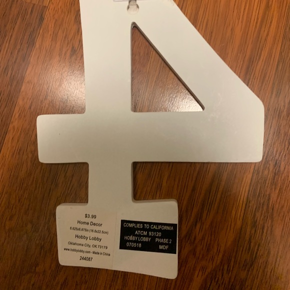 Wooden numbers - Picture 2 of 3